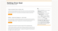 Desktop Screenshot of gettingovergod.com