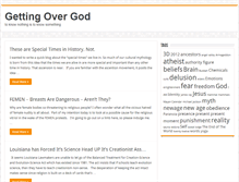 Tablet Screenshot of gettingovergod.com